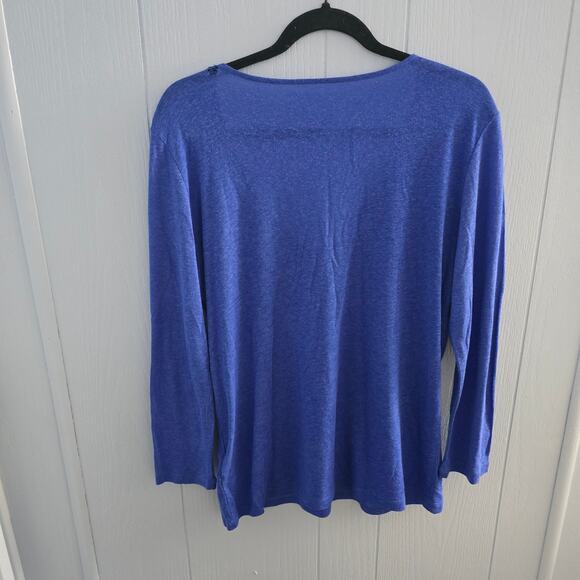 Majestic Filatures Deluxe Tee Shirt Size 4 – Linen Blend, Designer, Flaw - Picture 6 of 8